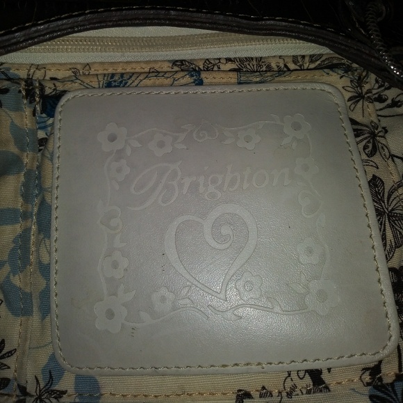 Brighton Straw Leather Trim Shoulder bag Purse - Picture 2 of 8